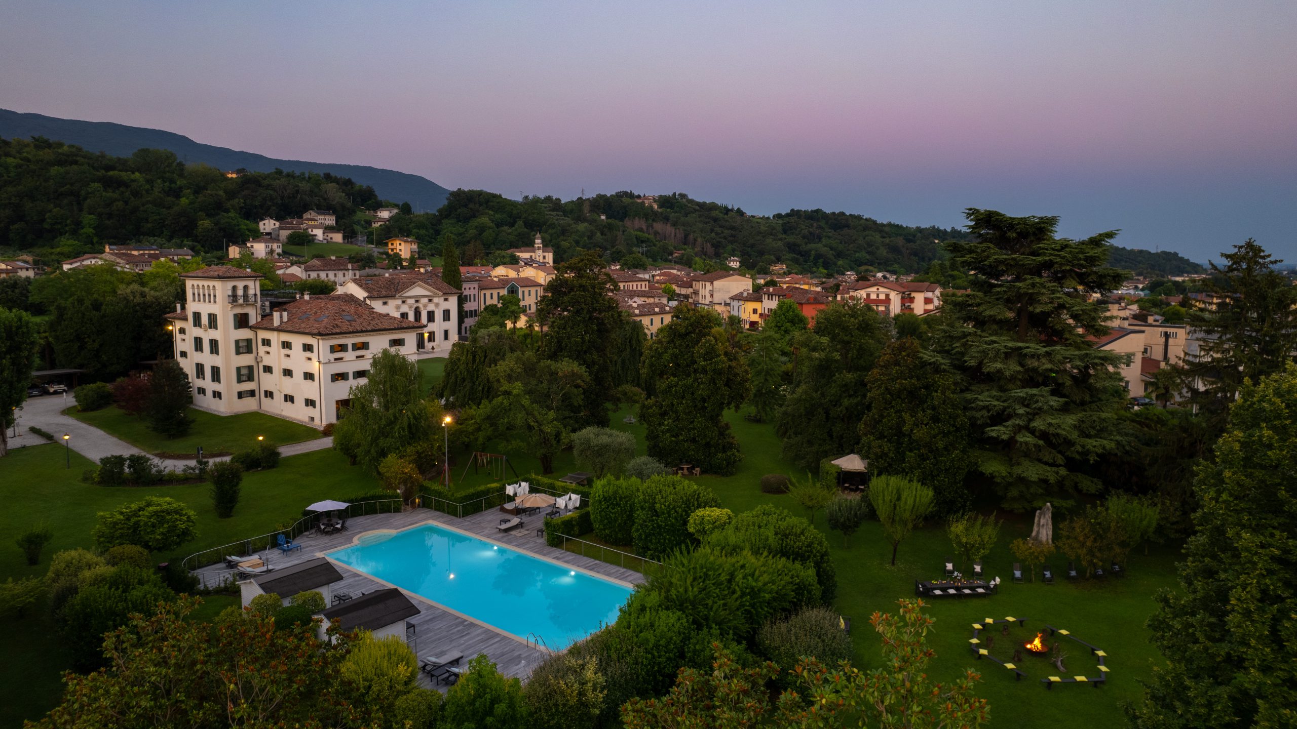 Drone view - Villa Barchessa Panigai